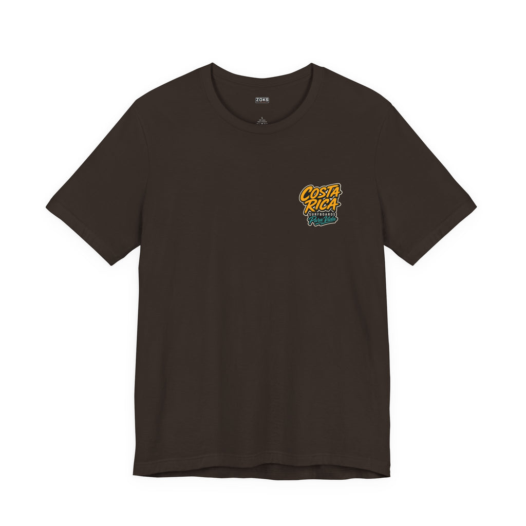 Pura Vida Sloth Beach Costa Rica T-Shirt – Retro Tropical Surf Graphic Tee