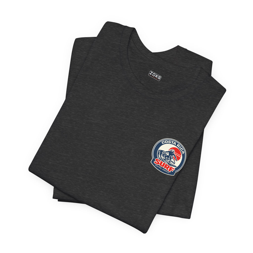 Costa Rica Surf Vintage Graphic Tee — Retro Surfer T-Shirt