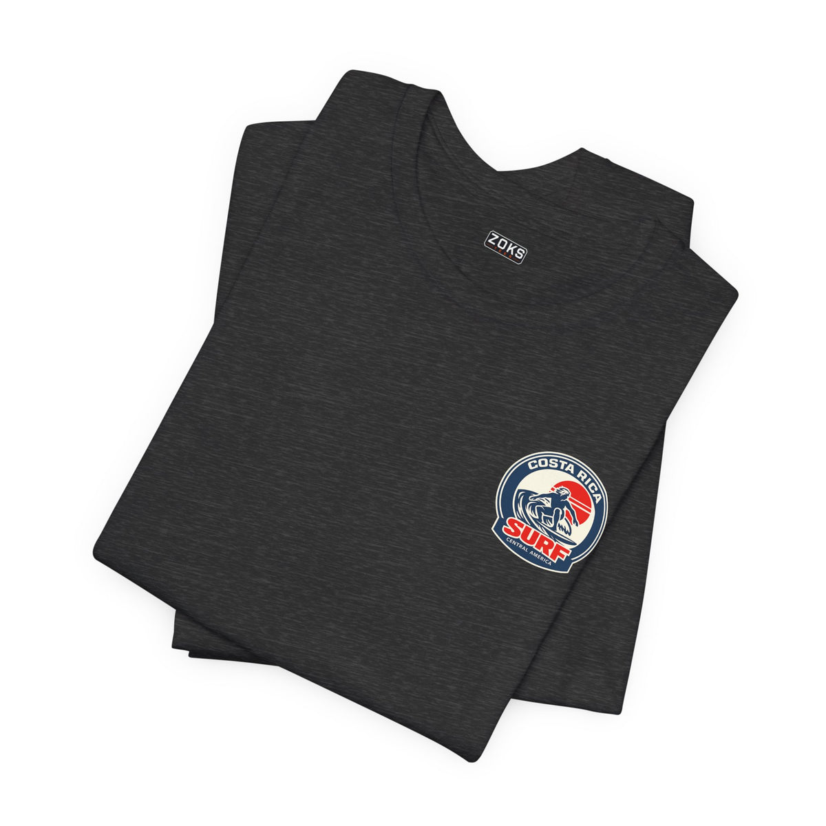 Costa Rica Surf Vintage Graphic Tee — Retro Surfer T-Shirt