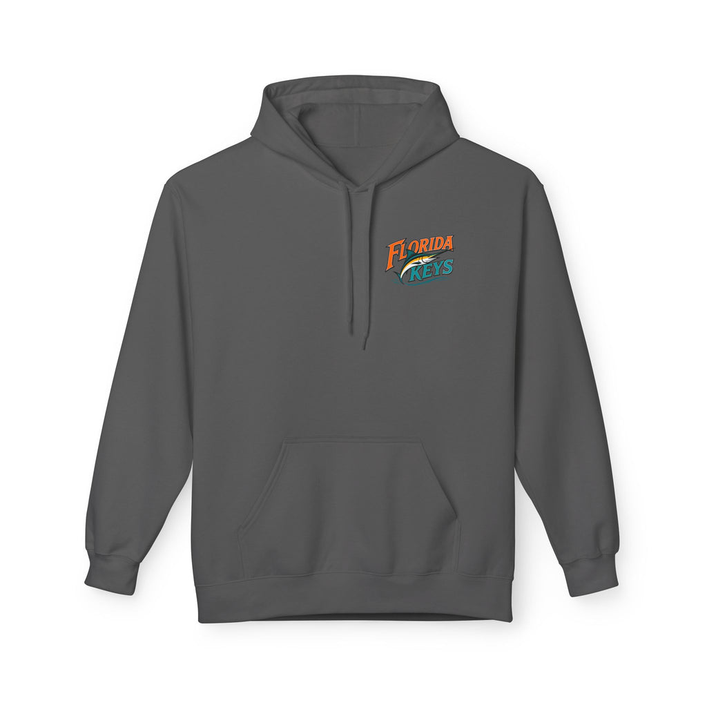 Florida Keys Fishing Hoodie — Key West Key Largo Sunset Marlin Design