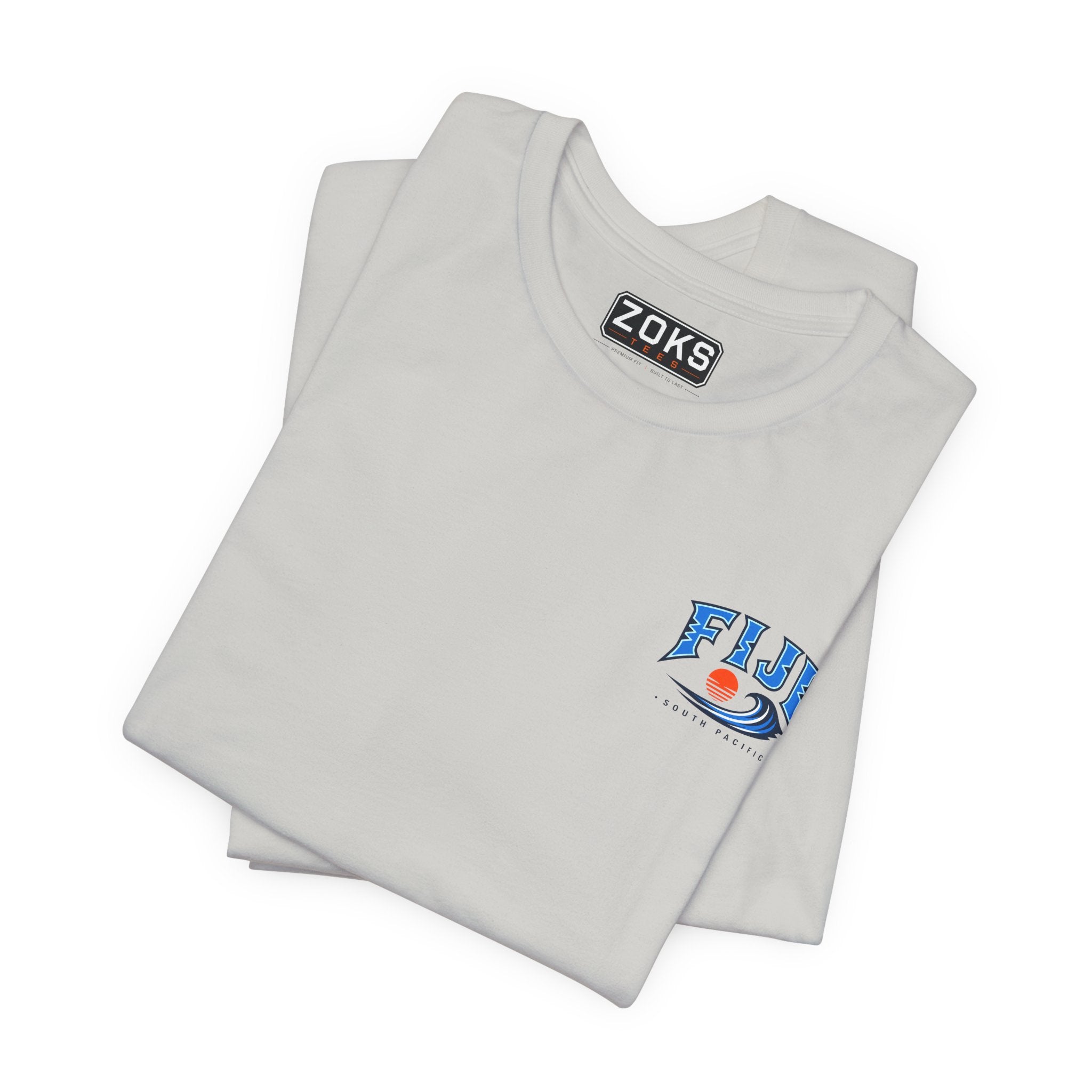 FIJI South Pacific Surf Tee – Premium Island Wave Graphic Shirt (Front & Back Print)