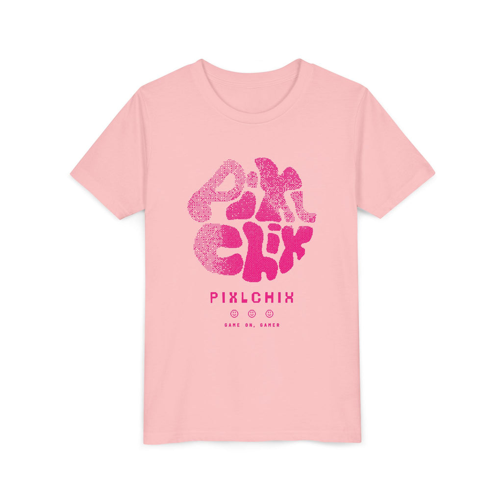 Pixlchix Retro Pink Girl's Youth Tee