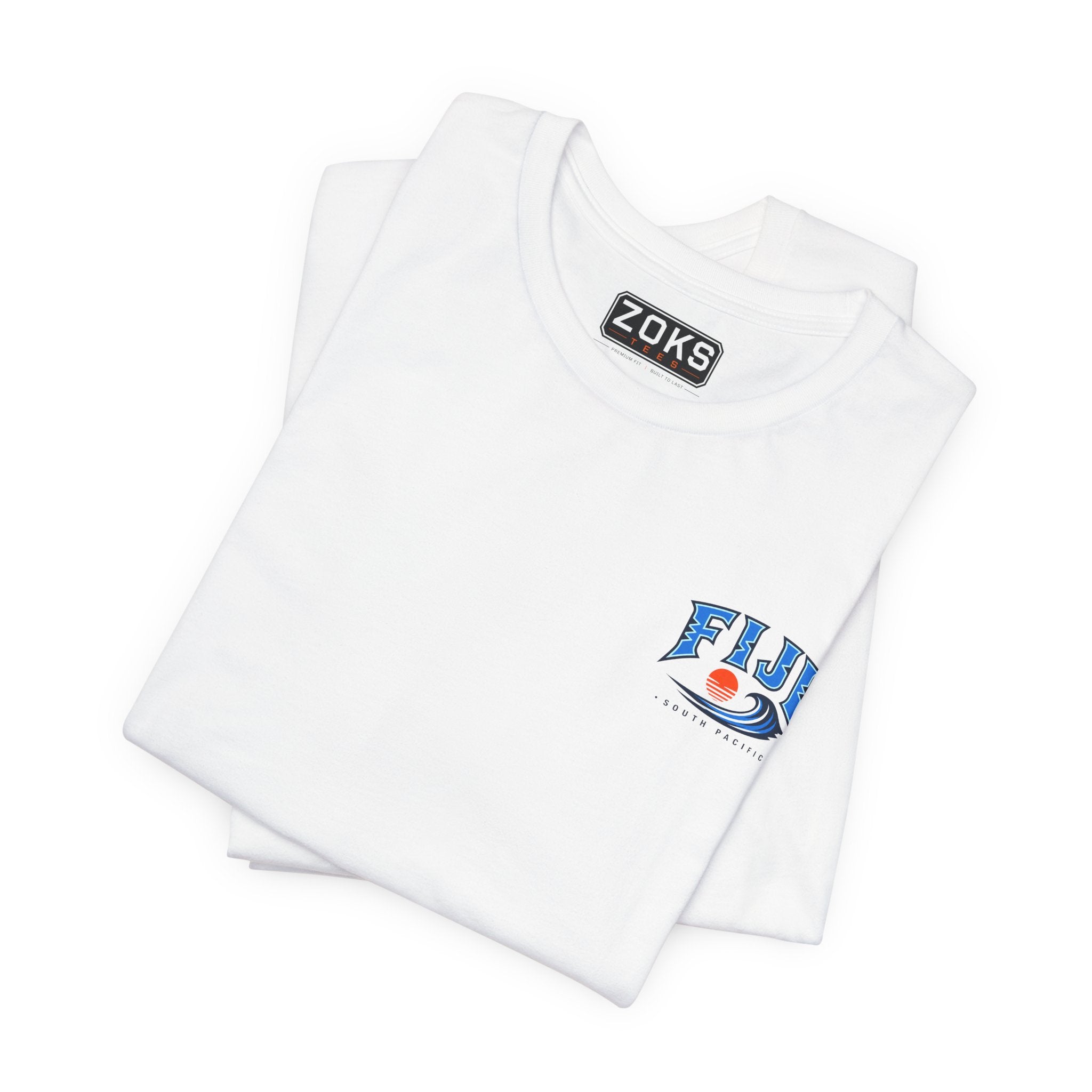 FIJI South Pacific Surf Tee – Premium Island Wave Graphic Shirt (Front & Back Print)