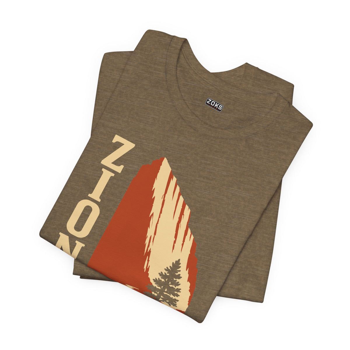 Zion National Park Vintage Sunset T-Shirt — Retro Hiking Tee