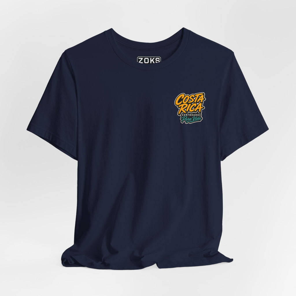 Pura Vida Sloth Beach Costa Rica T-Shirt – Retro Tropical Surf Graphic Tee