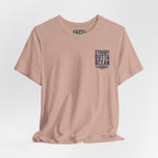 Straight Outta Ocean Retro Sunset Beach T-Shirt