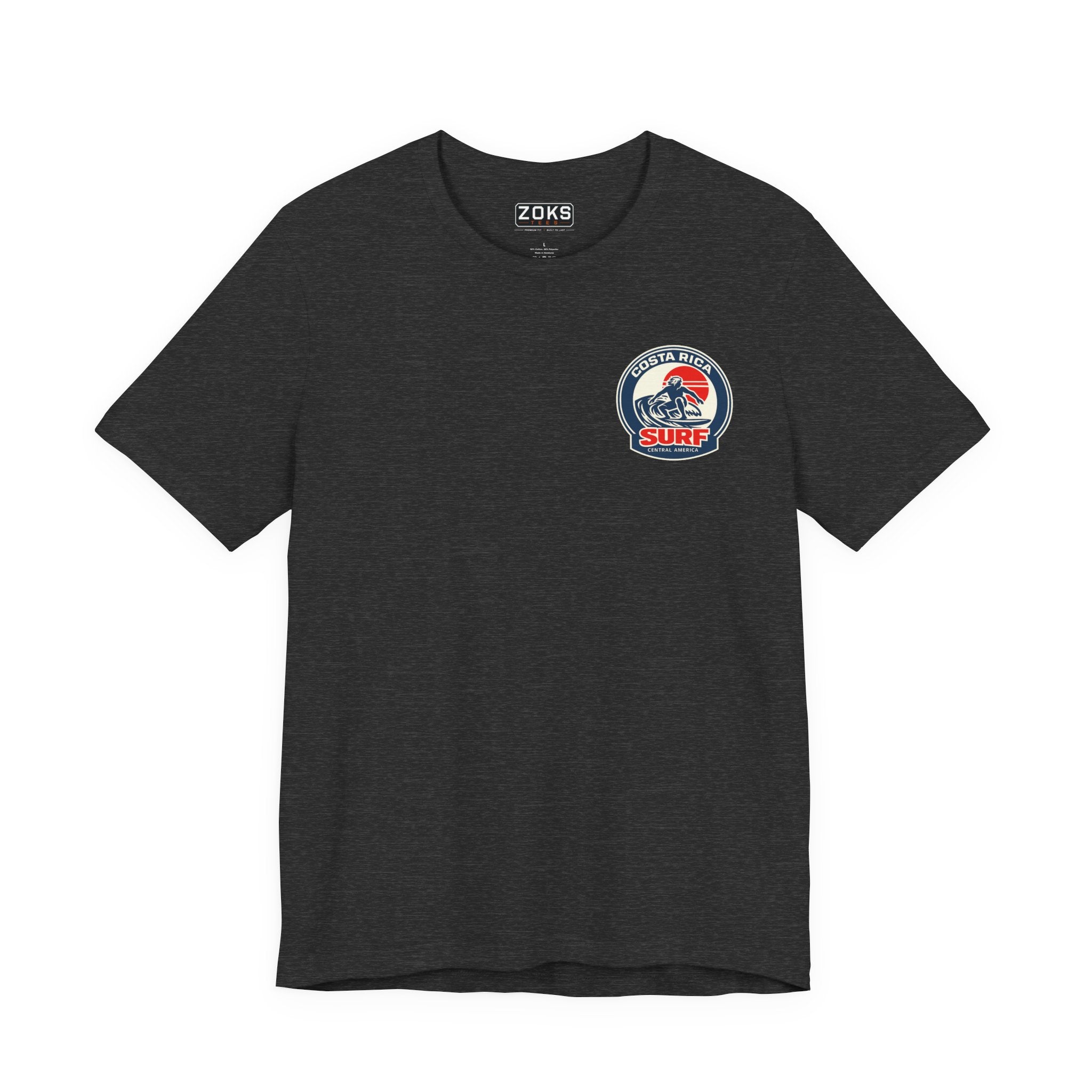 Costa Rica Surf Vintage Graphic Tee — Retro Surfer T-Shirt