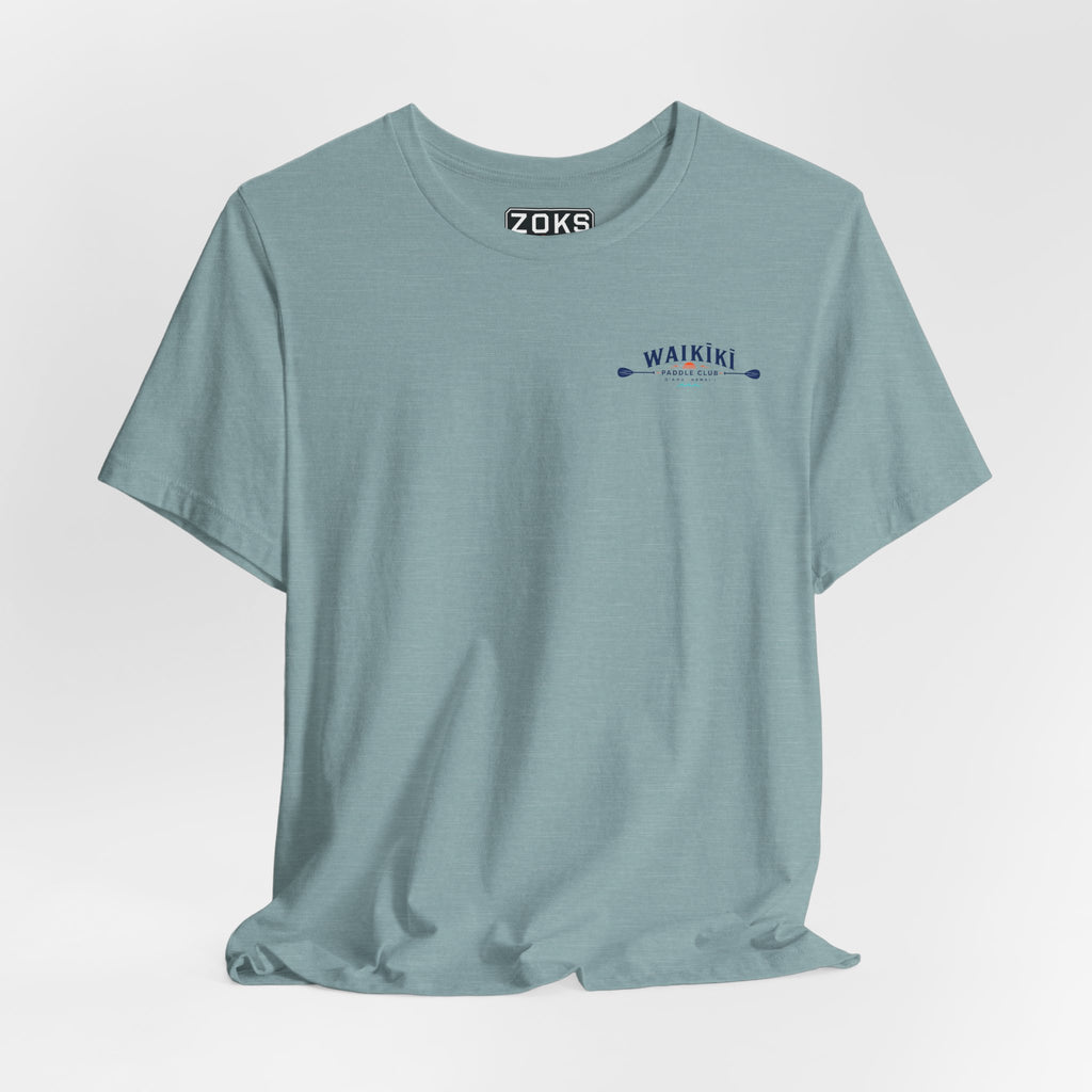 WAIKĪKĪ Paddle Club T-Shirt | Oʻahu Hawaiʻi Surf & Beach Tee