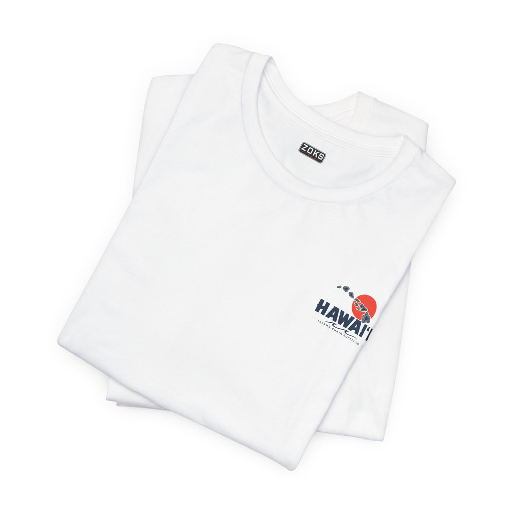 Hawai‘i Island Chain Supply Co. T-Shirt – Vintage Surf Map Graphic