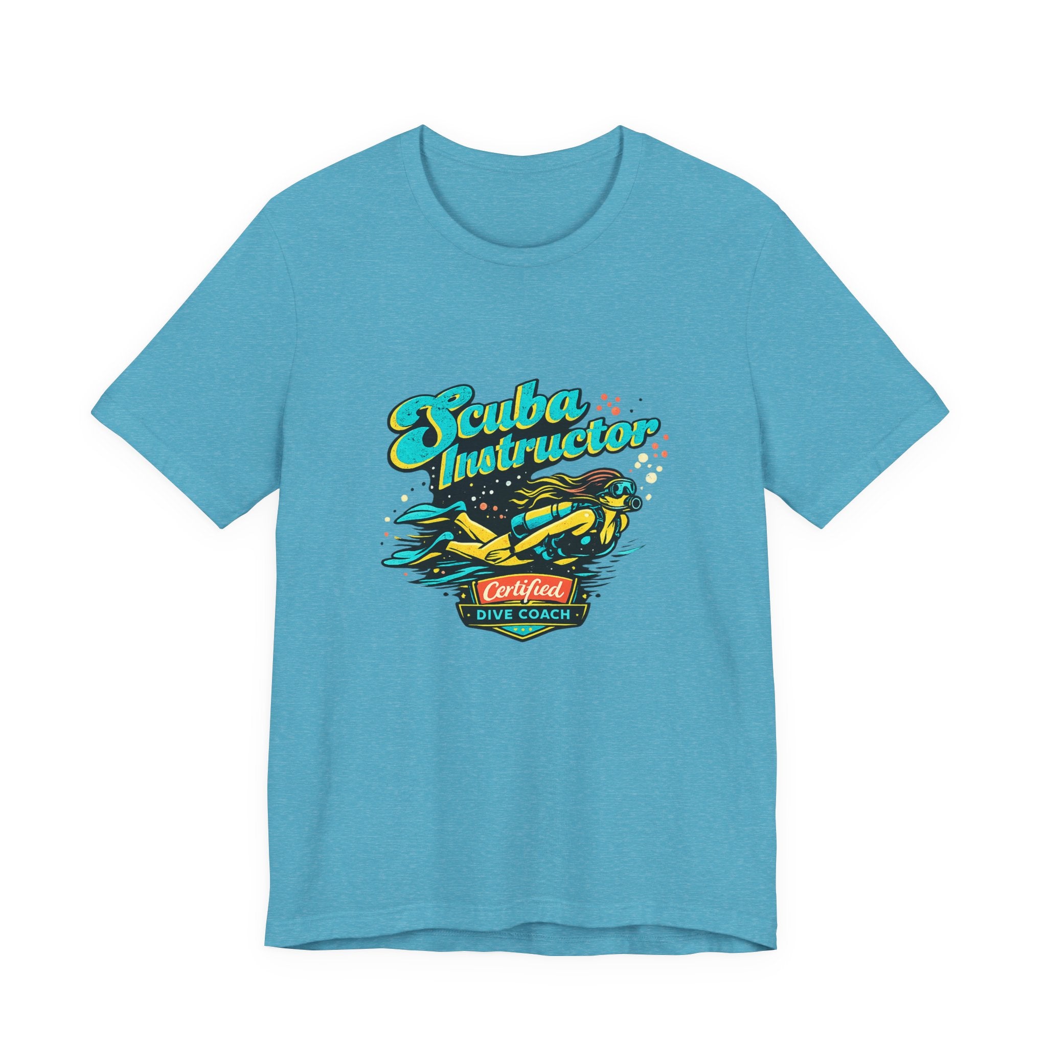Scuba Instructor Dive Coach T‑Shirt — Retro Diving Tee for Scuba Lovers