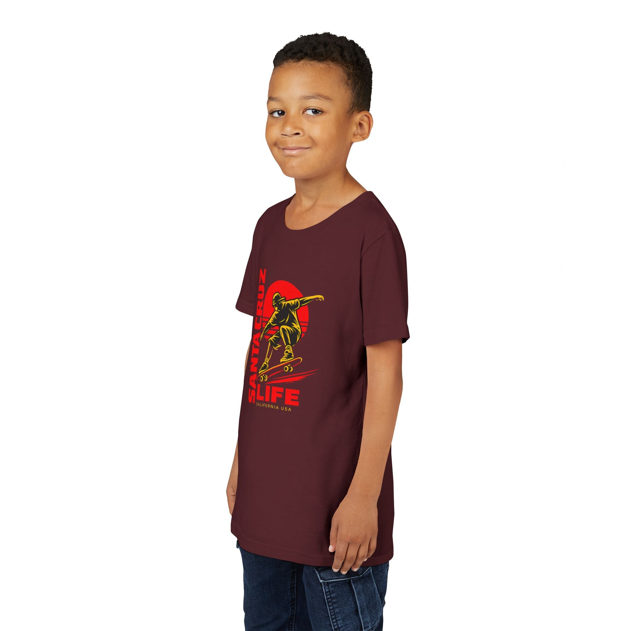 Santa Cruz Skateboard Youth Tee – “Santa Cruz Life” Graphic Shirt
