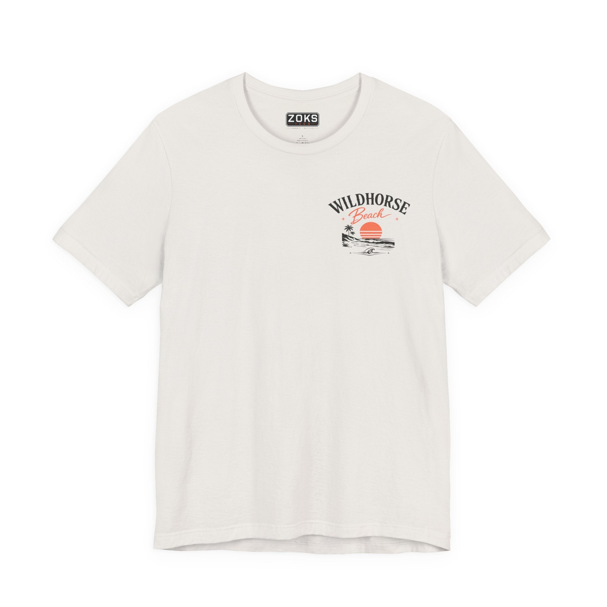 Wildhorse Beach Vintage Sunset Tee – Women's Coastal Aesthetic Shirt