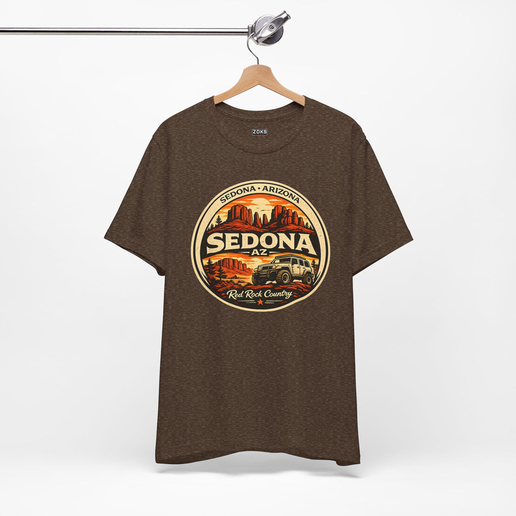 Sedona AZ Vintage Jeep T-Shirt — Red Rock Country Souvenir Tee
