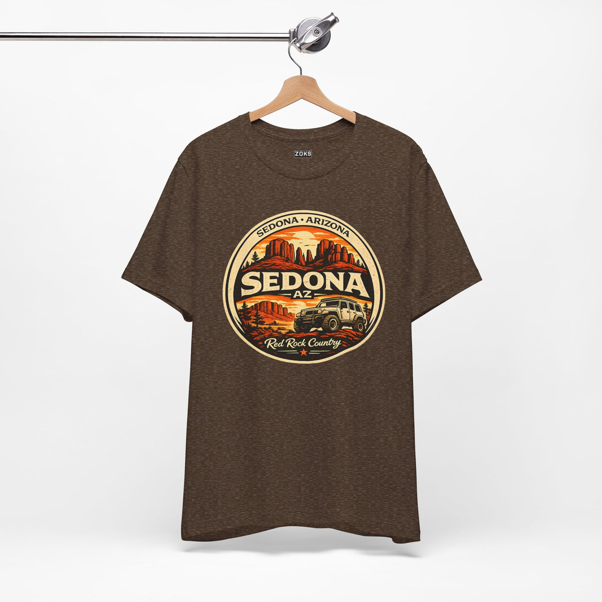 Sedona AZ Vintage Jeep T-Shirt — Red Rock Country Souvenir Tee