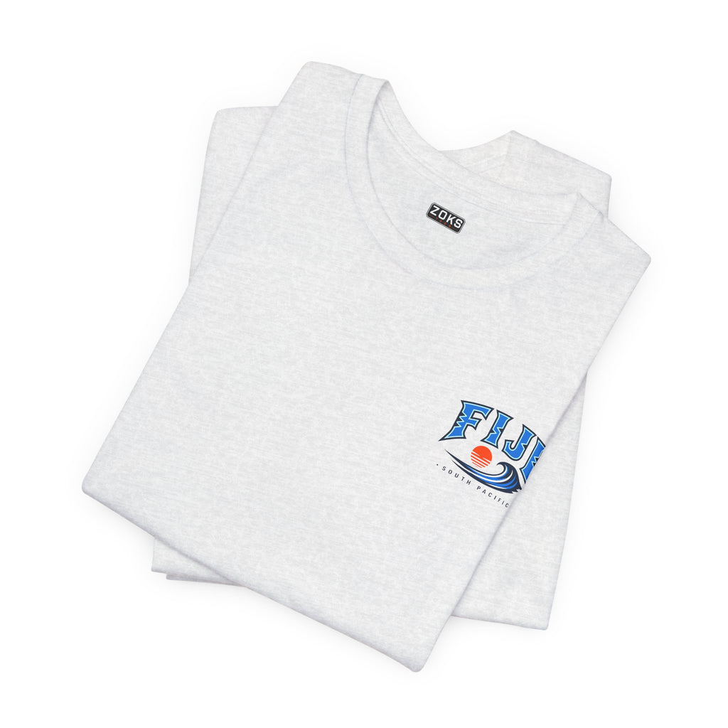 FIJI South Pacific Surf Tee – Premium Island Wave Graphic Shirt (Front & Back Print)