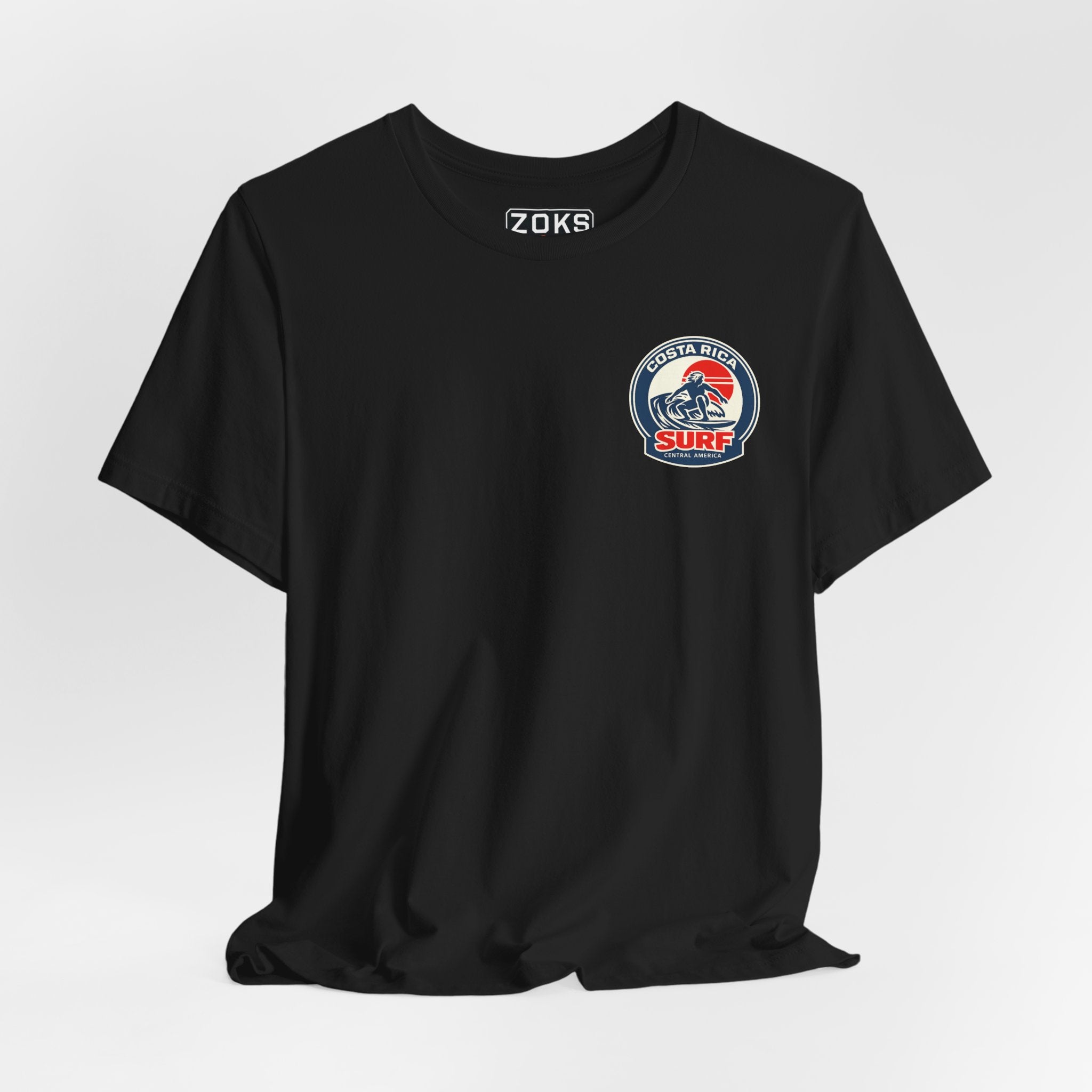 Costa Rica Surf Vintage Graphic Tee — Retro Surfer T-Shirt