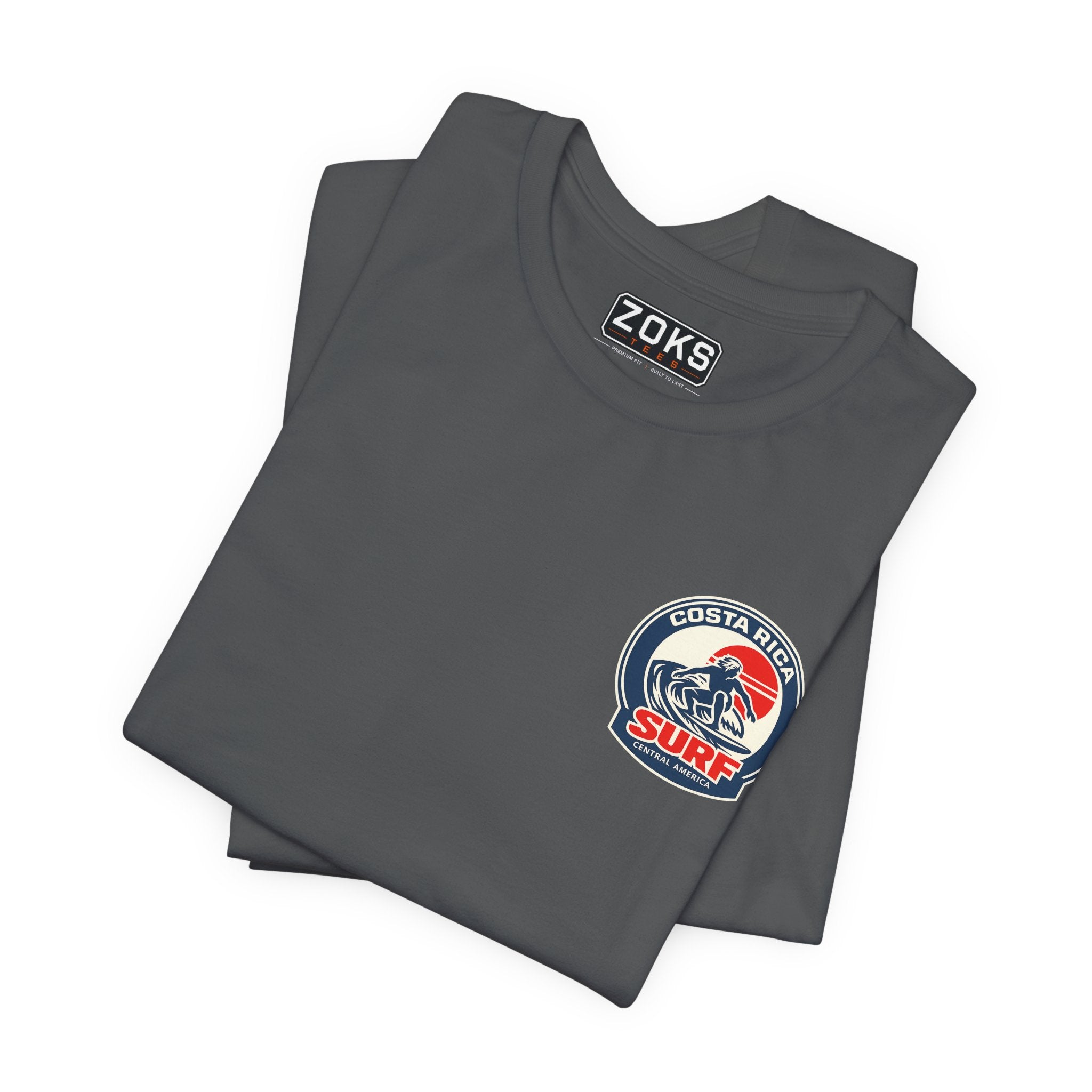 Costa Rica Surf Vintage Graphic Tee — Retro Surfer T-Shirt