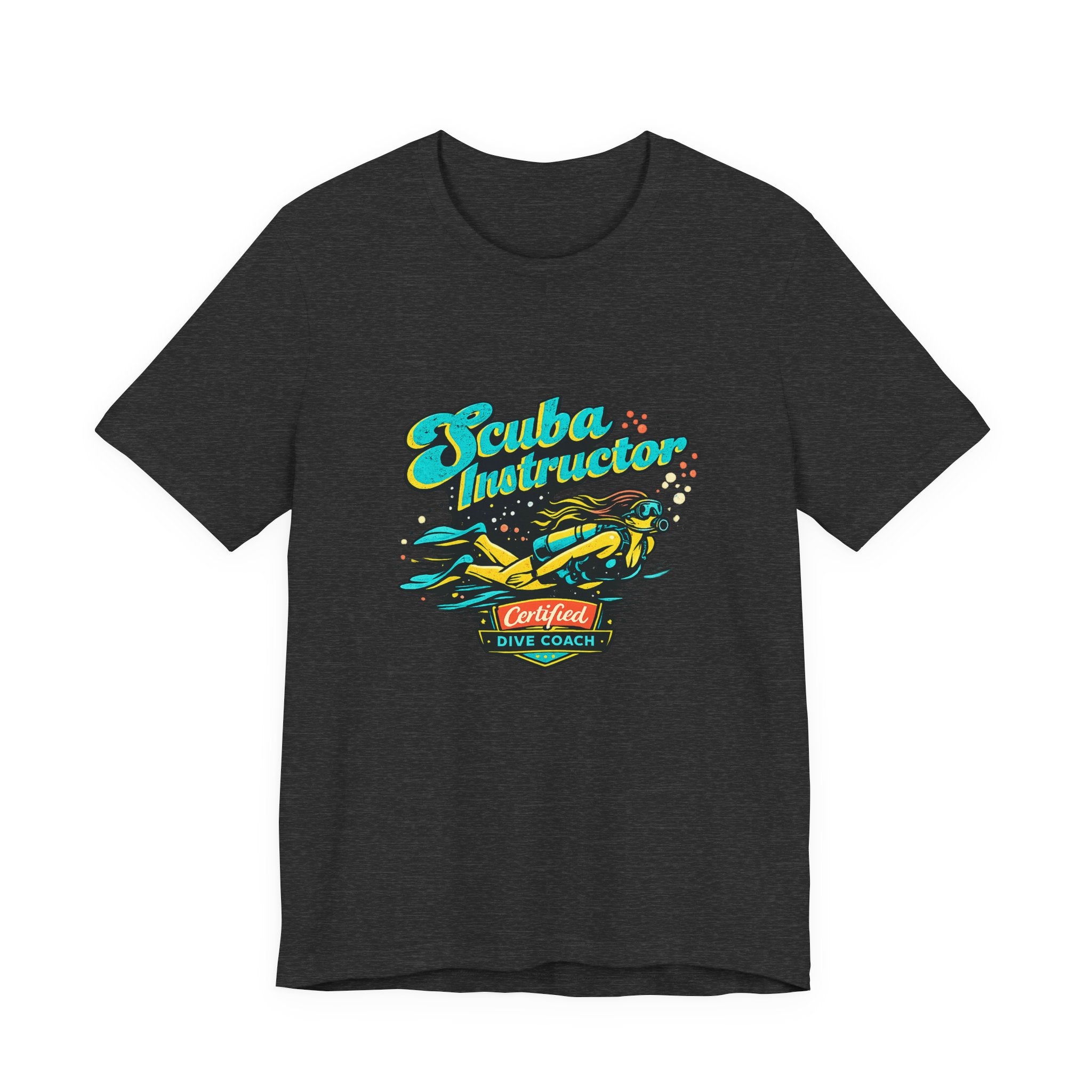 Scuba Instructor Dive Coach T‑Shirt — Retro Diving Tee for Scuba Lovers