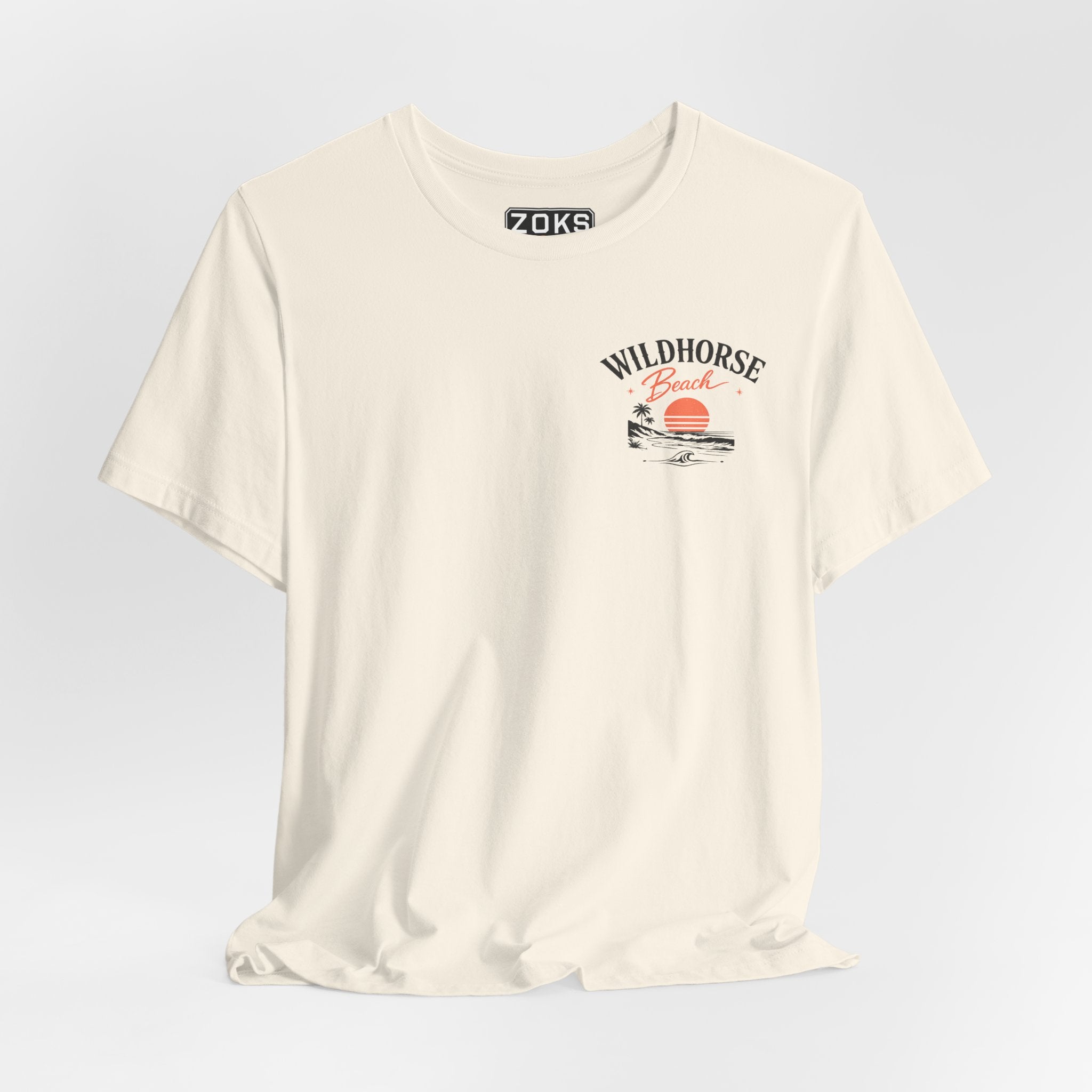 Wildhorse Beach Vintage Sunset Tee – Women's Coastal Aesthetic Shirt
