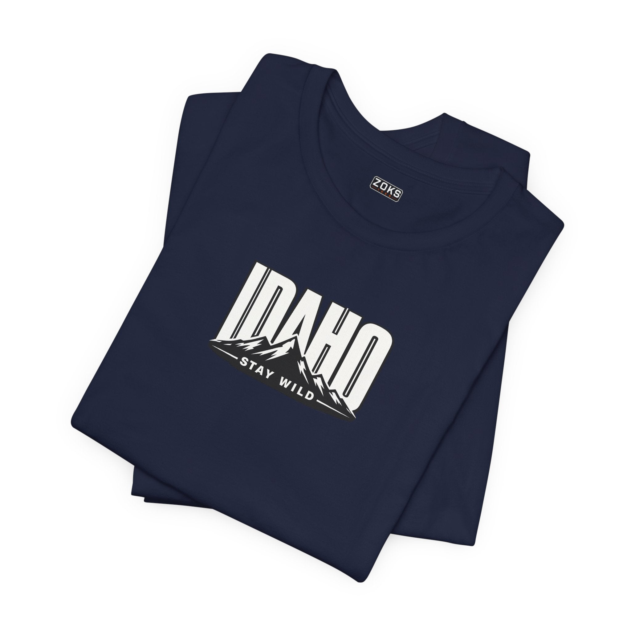 Idaho 'Stay Wild' Mountain State T-Shirt — Outdoor Adventure Tee