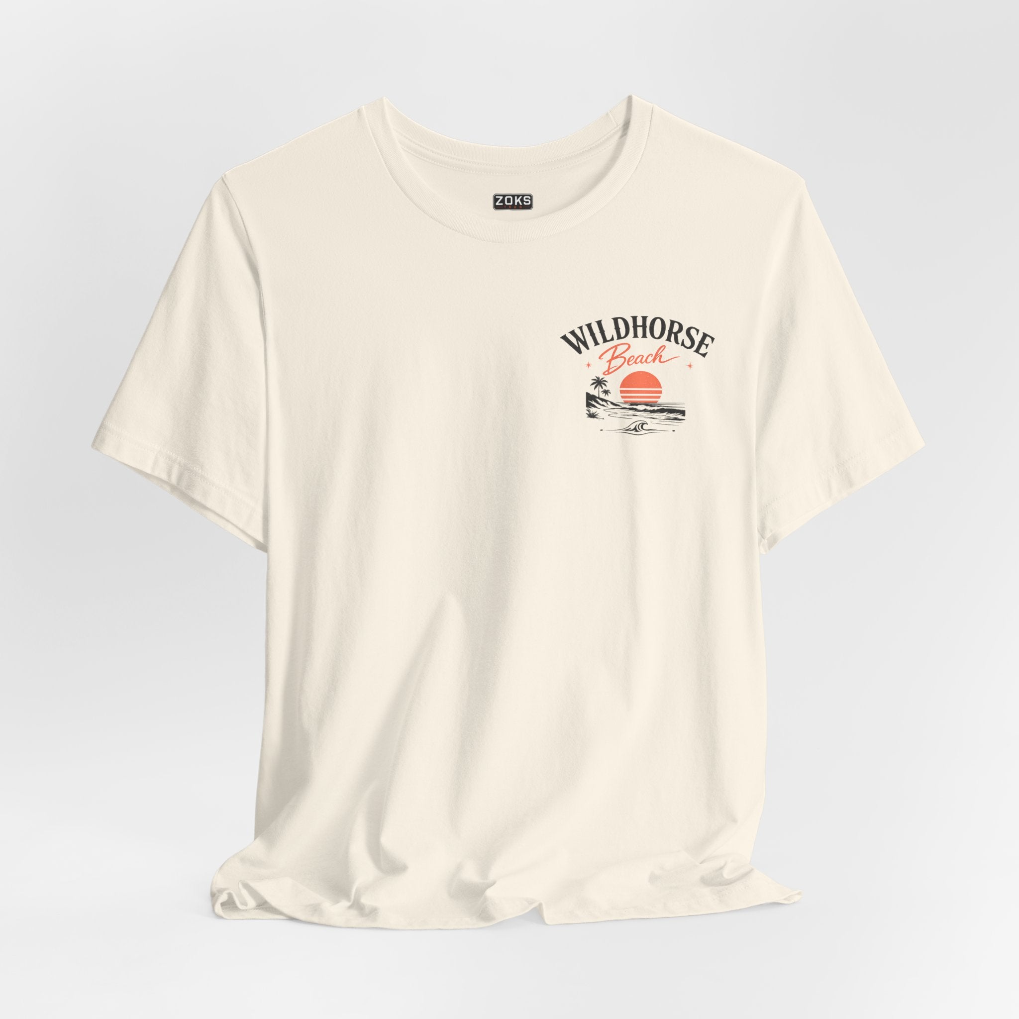 Wildhorse Beach Vintage Sunset Tee – Women's Coastal Aesthetic Shirt