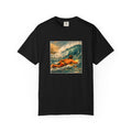 Surfing Vintage Wave T-Shirt — Retro Surfer Print