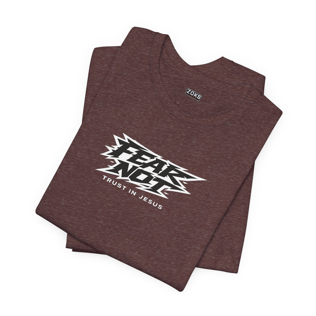Fear Not - Trust in Jesus T-Shirt — Vintage Olive Christian Tee