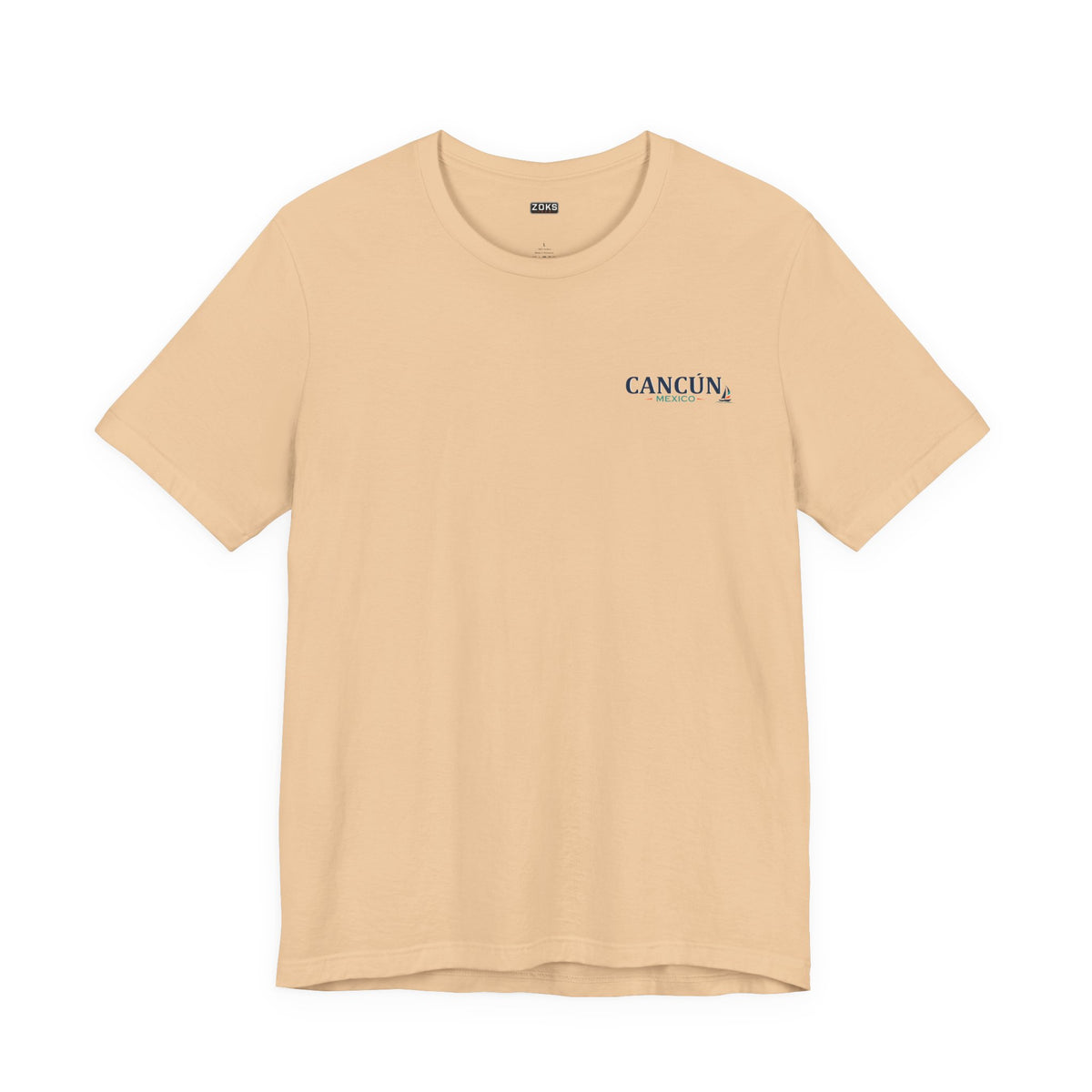 Cancún Mexico Sunset Sail T-Shirt — Beach Vacation Tee
