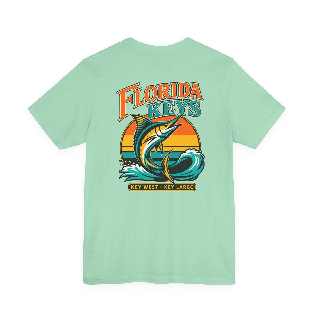 Florida Keys Marlin Sunset T-Shirt — Key West & Key Largo Fishing Tee