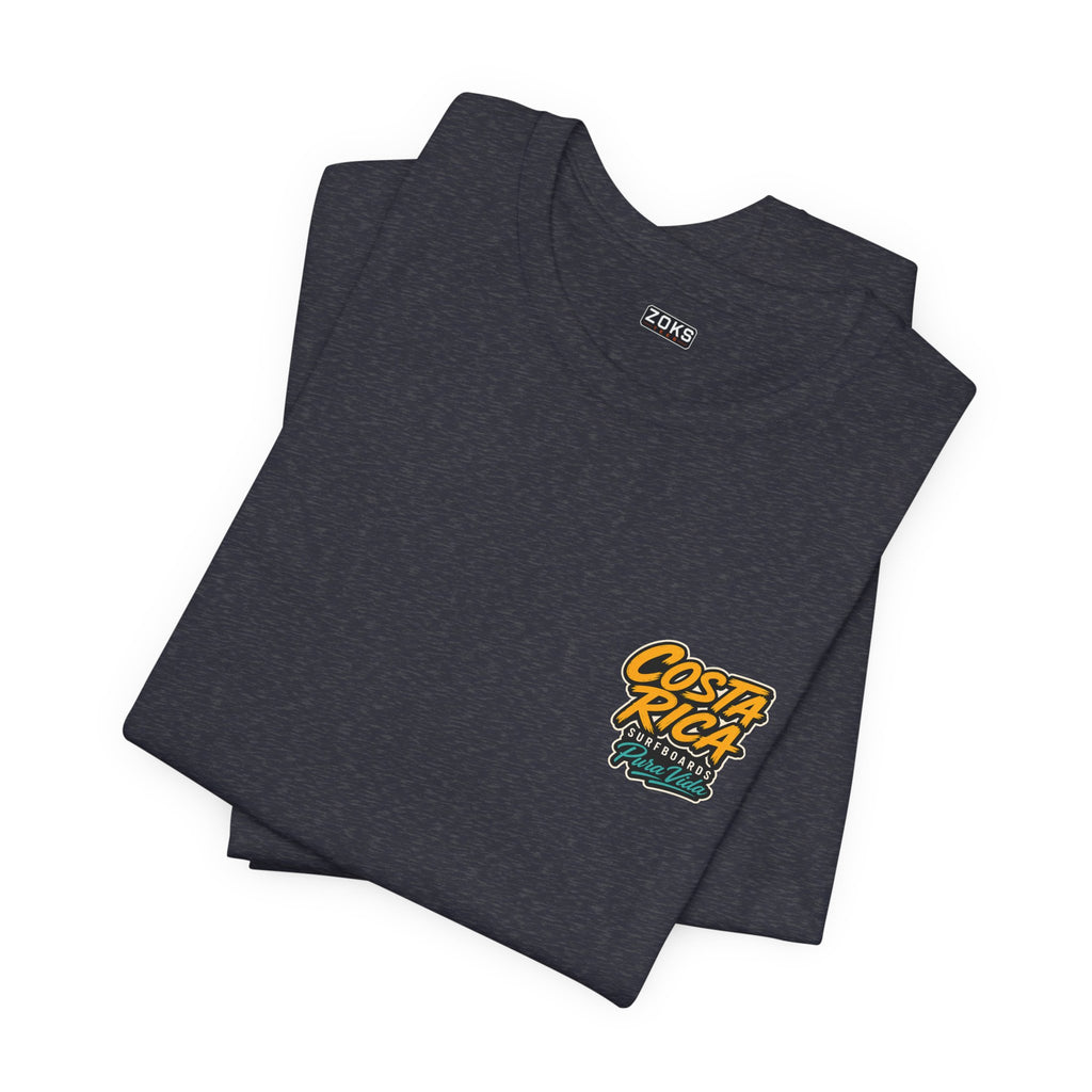 Pura Vida Sloth Beach Costa Rica T-Shirt – Retro Tropical Surf Graphic Tee