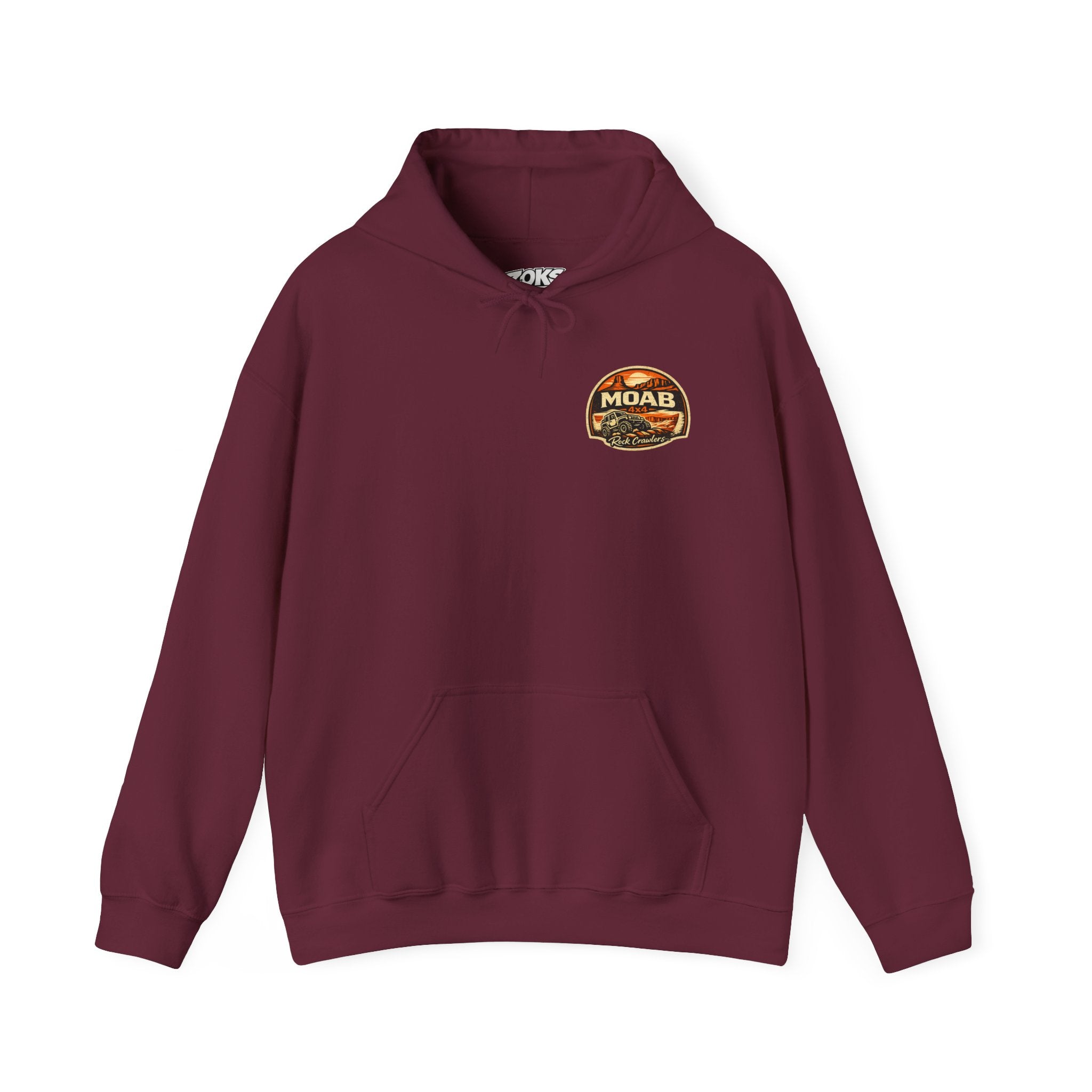 Moab 4x4 Off-Road Hoodie — Vintage Rock Crawler Pullover