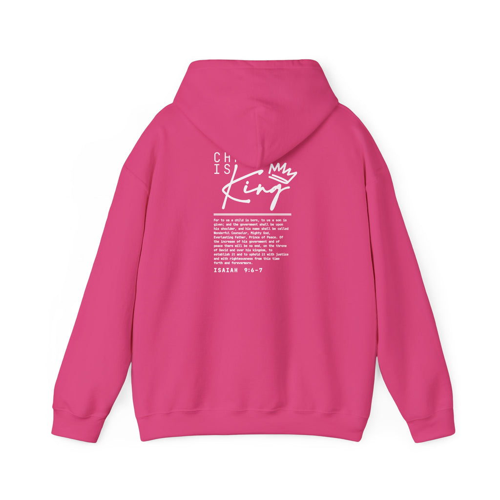 Christ is King Hoodie — Isaiah 9:6-7 Bible Verse Christian Sweatshirt