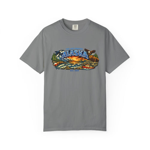 Alaska Scenic T-Shirt — Vintage Wilderness Sunset Tee
