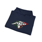 Italy Shield Hoodie — Italian Flag Racing Graphic Pullover