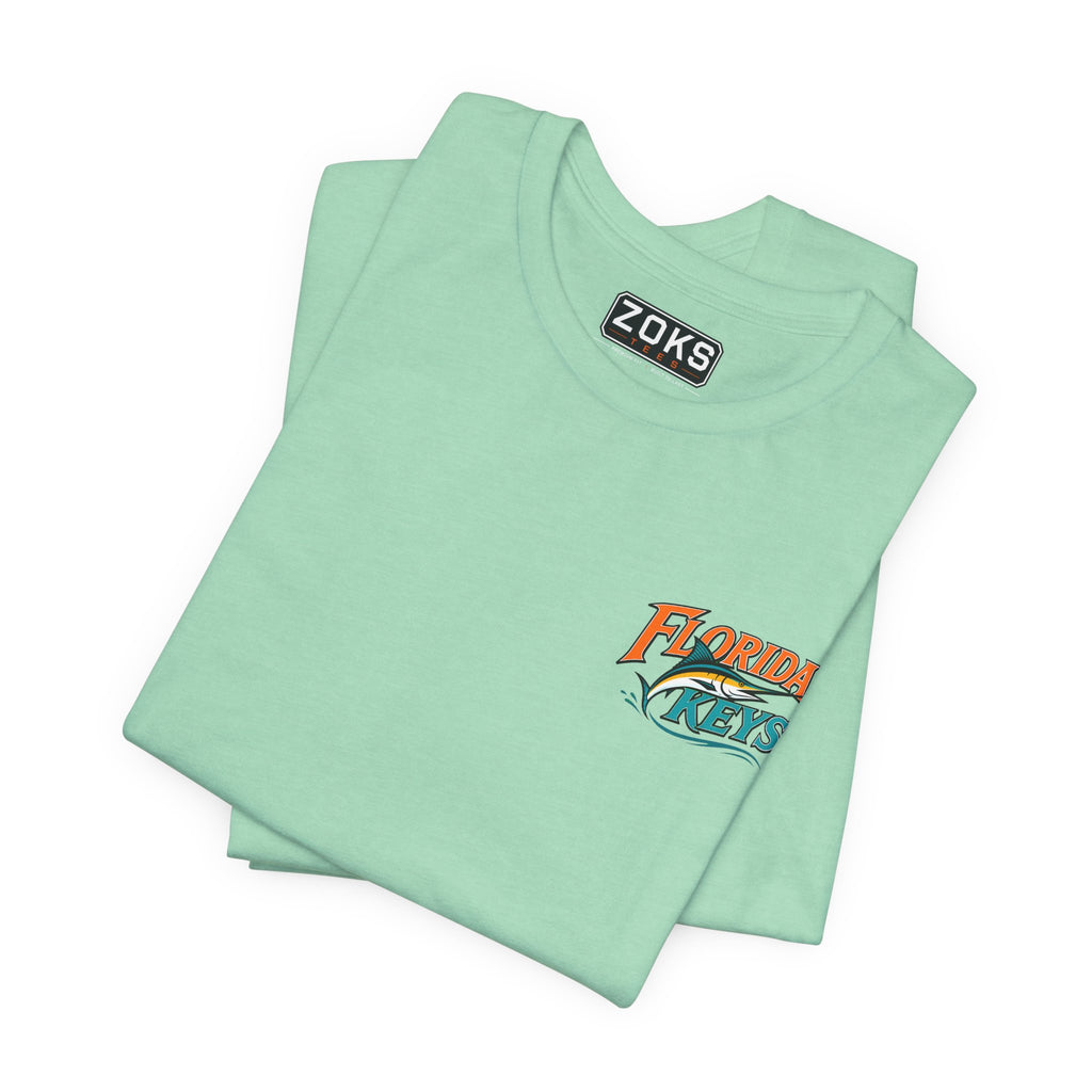 Florida Keys Marlin Sunset T-Shirt — Key West & Key Largo Fishing Tee
