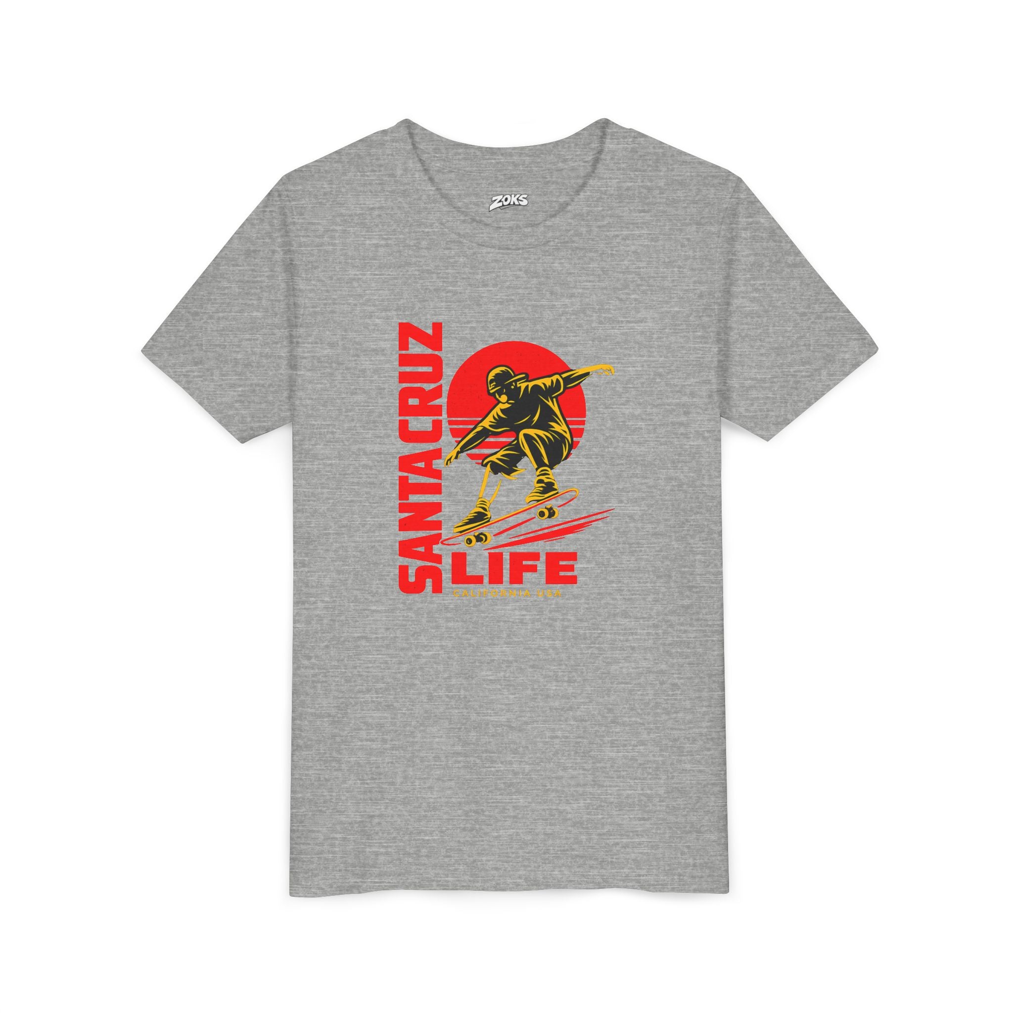 Santa Cruz Skateboard Youth Tee – “Santa Cruz Life” Graphic Shirt
