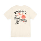 Wildhorse Beach Vintage Sunset Tee – Women's Coastal Aesthetic Shirt