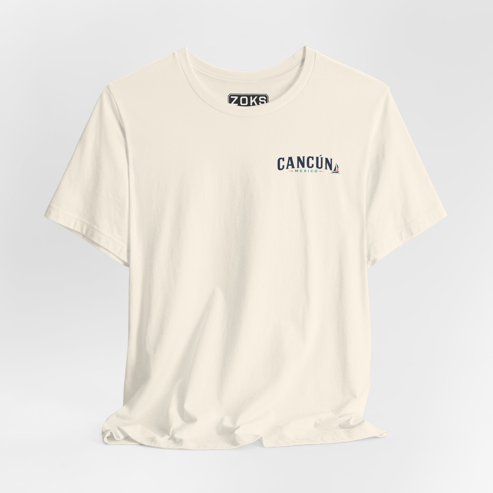 Cancún Mexico Sunset Sail T-Shirt — Beach Vacation Tee