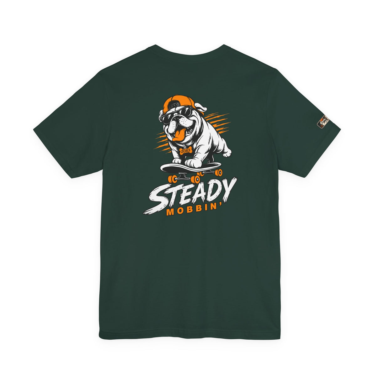 Steady Mobbin’ Bulldog Skateboard T-Shirt