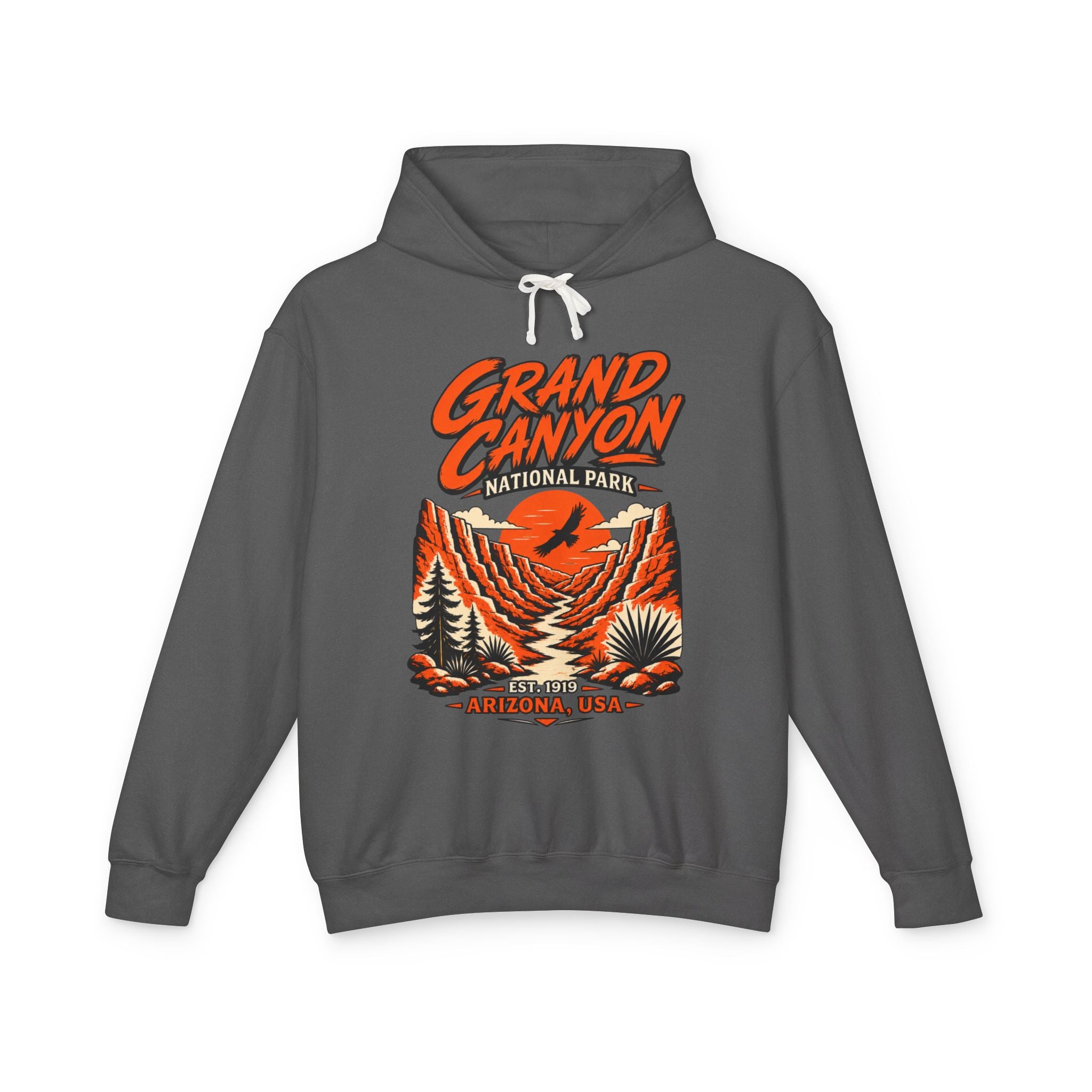 Grand Canyon National Park Hoodie – Vintage Arizona Travel Graphic Pullover for Men & Women