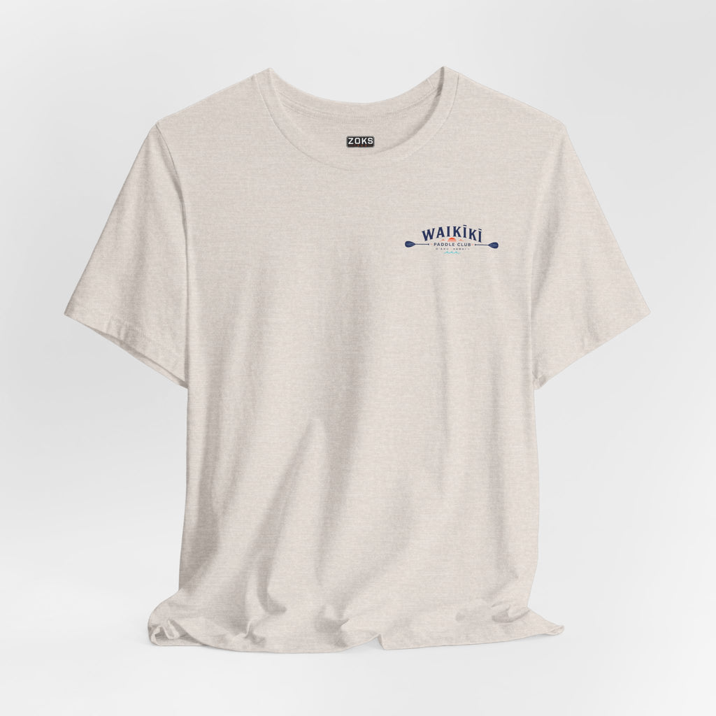 WAIKĪKĪ Paddle Club T-Shirt | Oʻahu Hawaiʻi Surf & Beach Tee