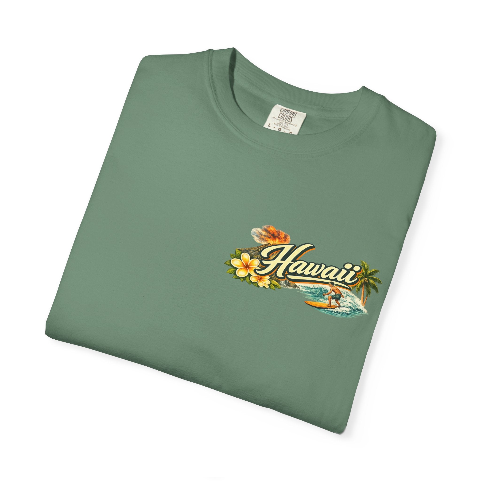 Hawaii Vintage Postcard T-Shirt — Paradise of the Pacific Graphic