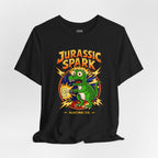 Jurassic Spark T‑Shirt — Retro Electric Dinosaur Graphic Tee