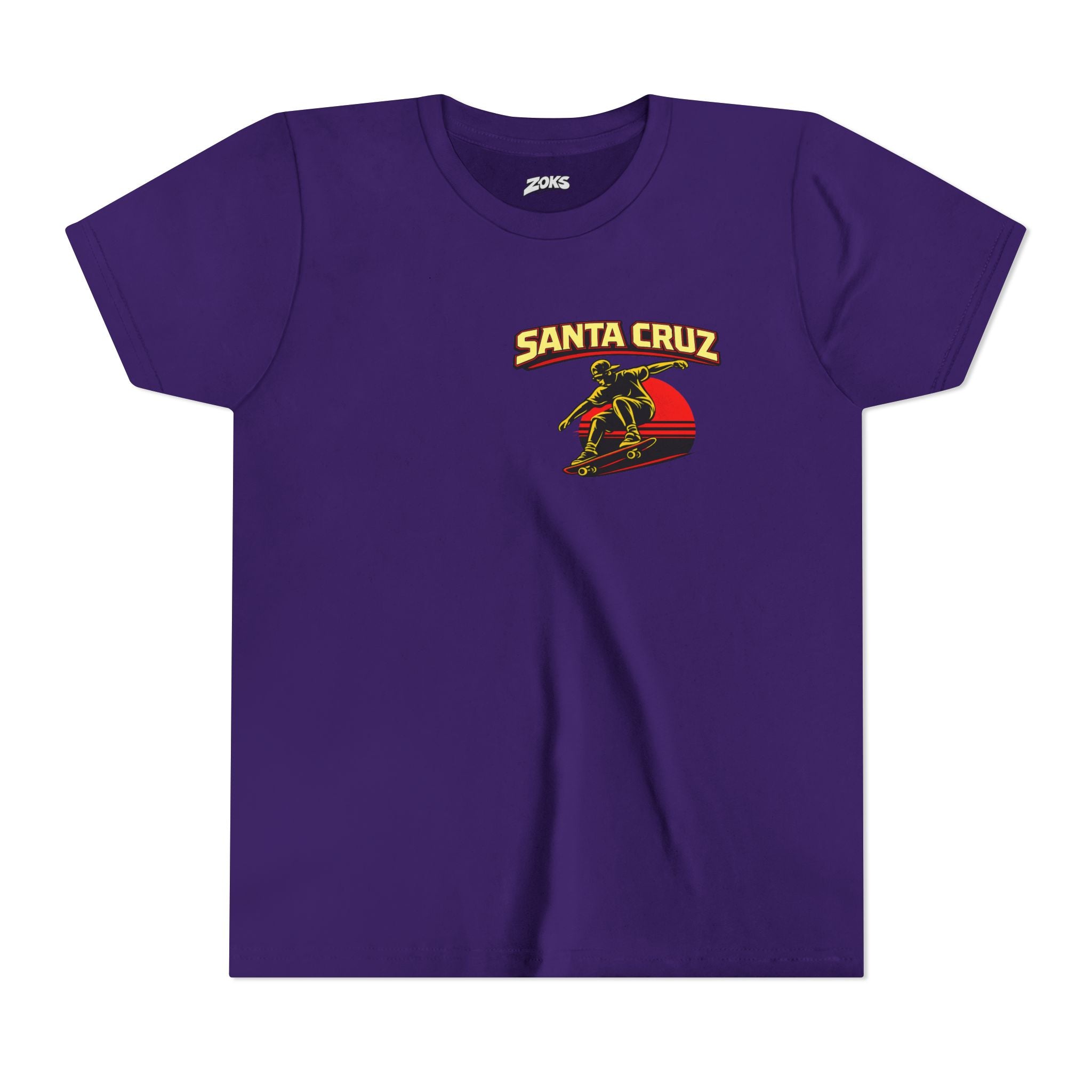 Santa Cruz Youth Skateboard Tee – Vintage Surf Skate California USA