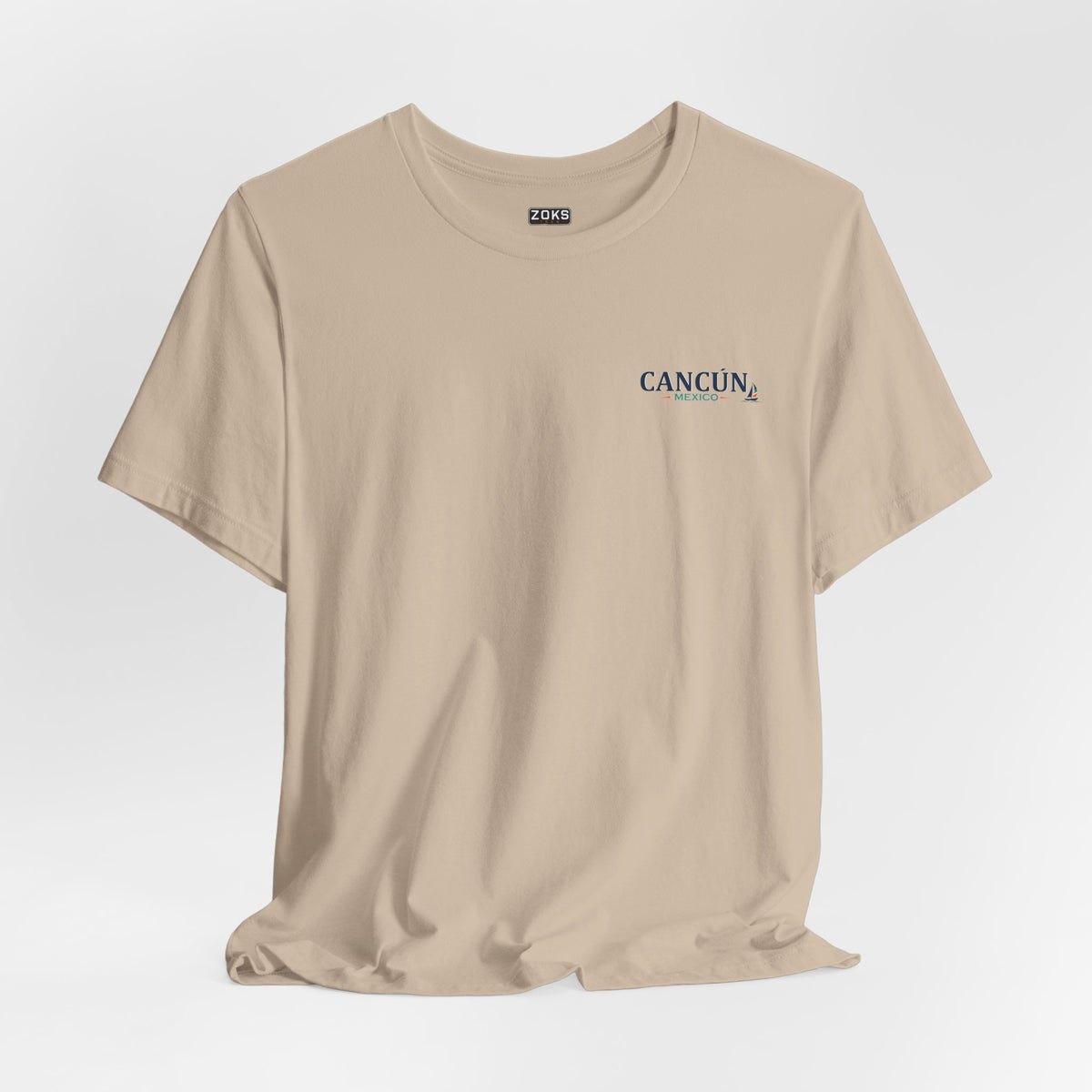 Cancún Mexico Sunset Sail T-Shirt — Beach Vacation Tee