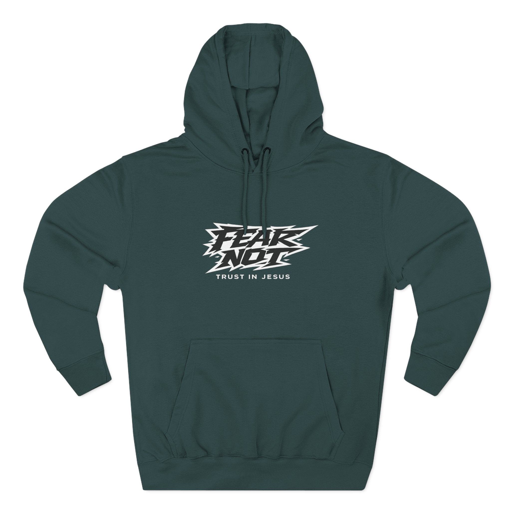 Fear Not Hoodie — "Trust in Jesus" Christian Graphic Hoodie