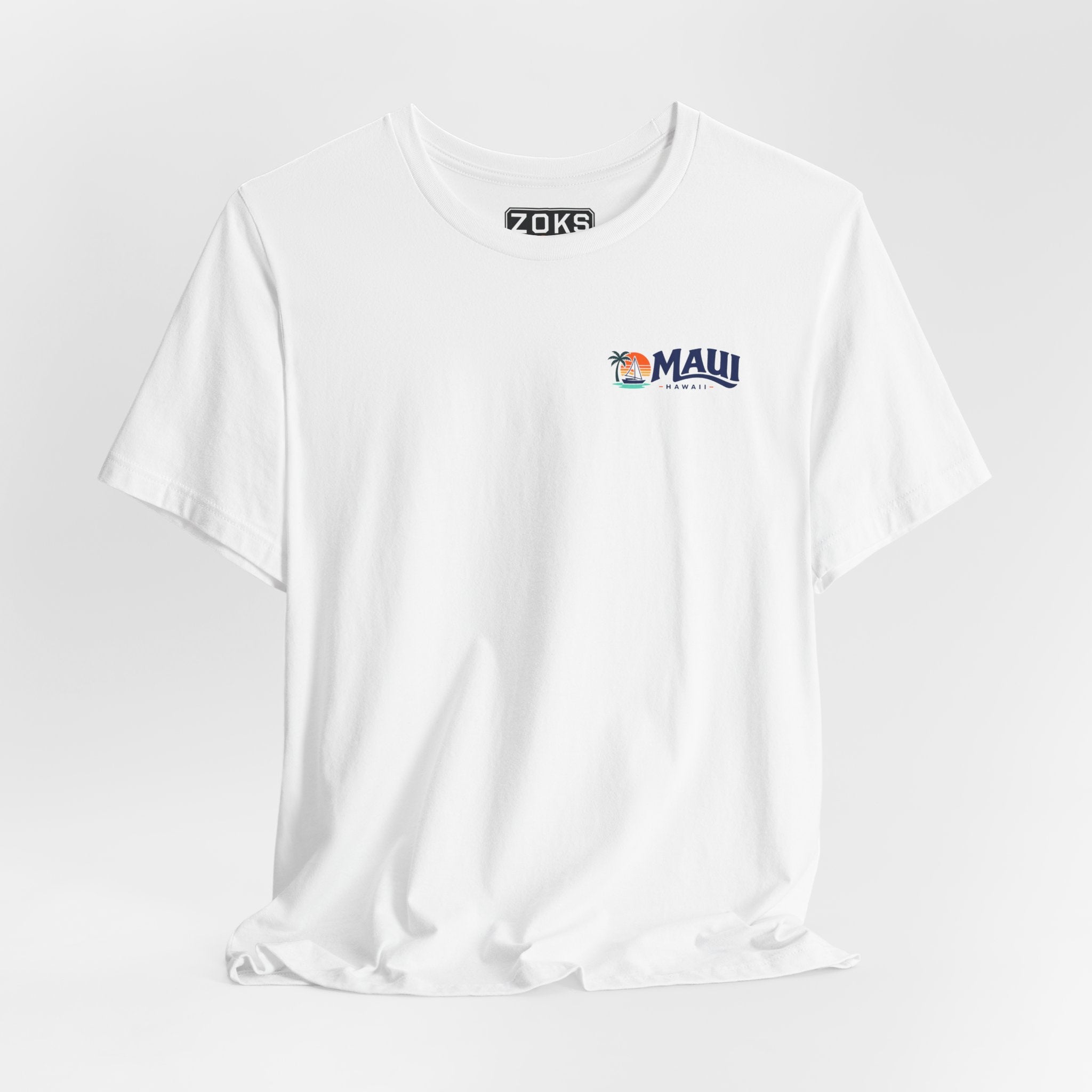 Maui Sail Sunset T-Shirt — Hawaii Palm Beach Vacation Tee
