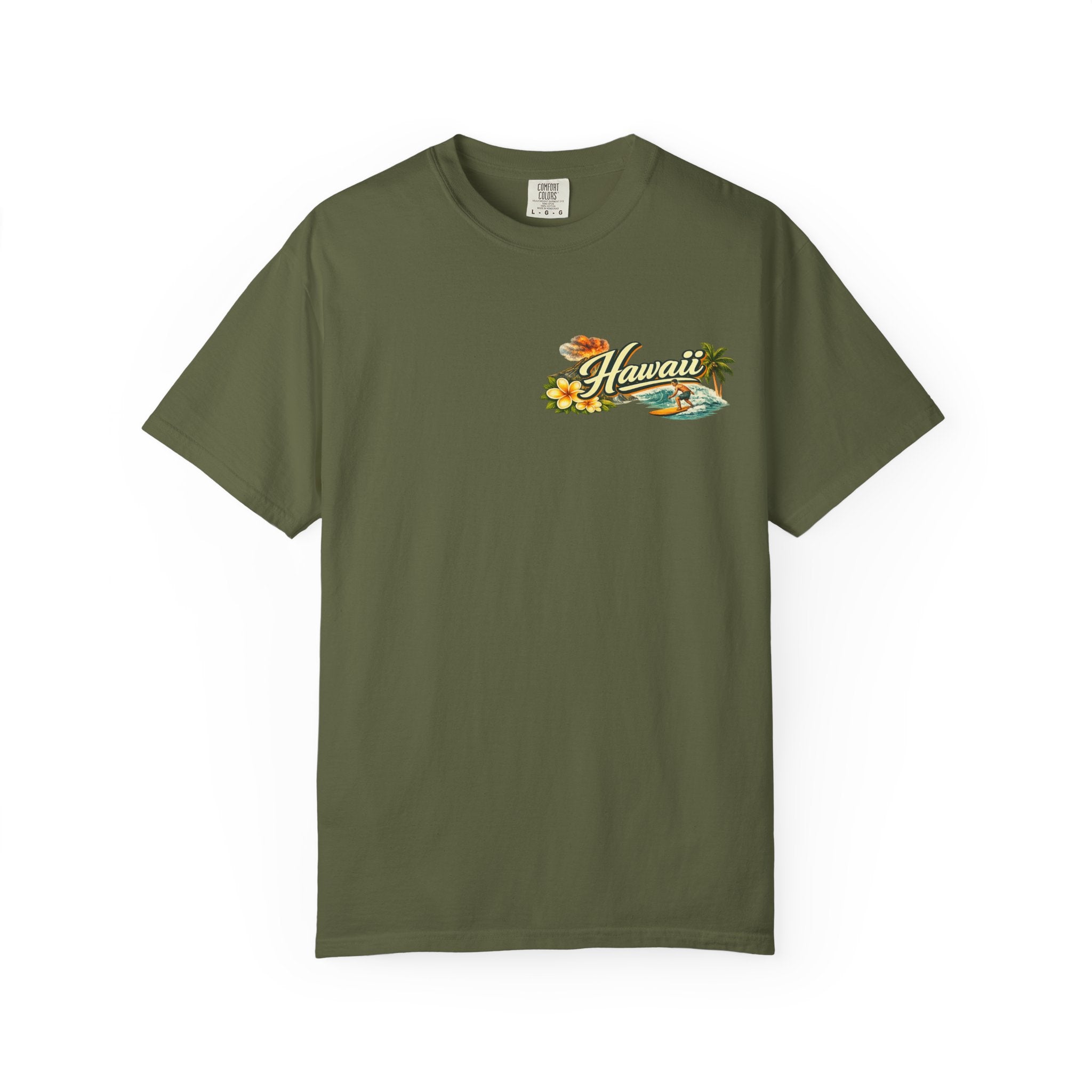 Hawaii Vintage Postcard T-Shirt — Paradise of the Pacific Graphic