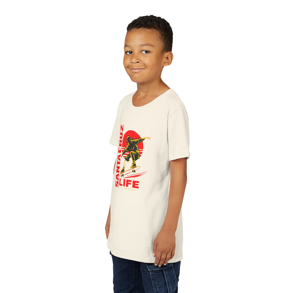 Santa Cruz Skateboard Youth Tee – “Santa Cruz Life” Graphic Shirt