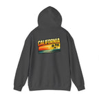 California Sunset Palm Tree Hoodie — Retro Beach Pullover